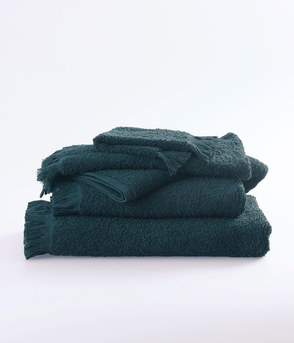 Portuguese Cotton Tusca Towels - Teal