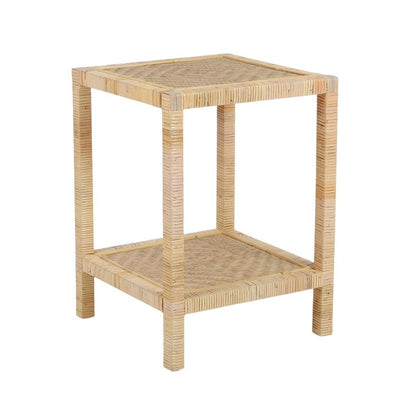 Ferne Rattan Side Table 40x55cm Home On Darley Mona Vale
