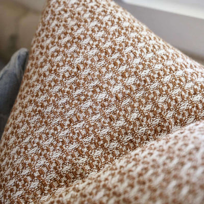 Noah Cushion Nutmeg/White Home on Darley Mona Vale