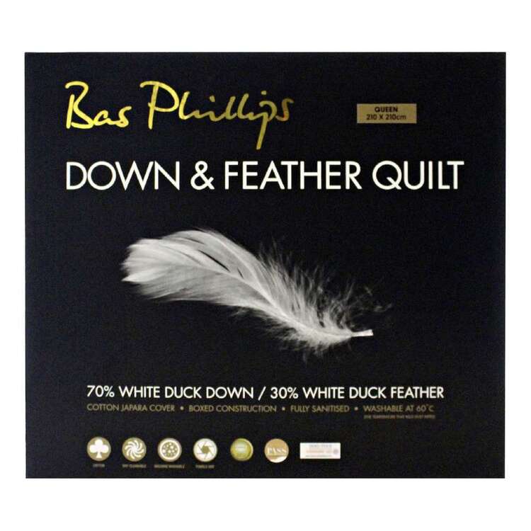 Bas Phillips Down & Feather Quilt 70/30 Home on Darley Mona Vale