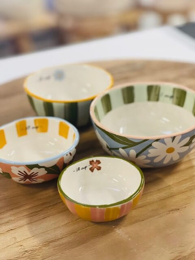 Lulu S/4 Ceramic Measuring Cups home on Darley Mona Vale