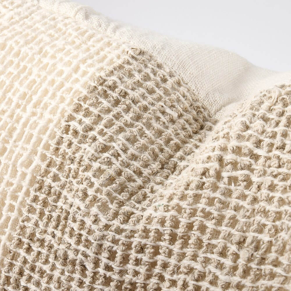Coco Linen cushion  Ivory/Natural Home On Darley Mona Vale