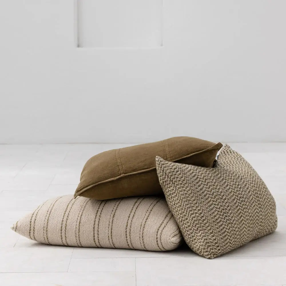 Alba Cushion Olive Home on Darley Mona Vale 