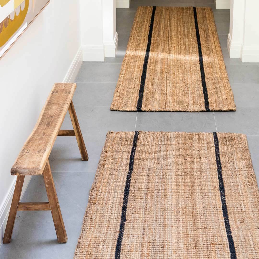 Bailey Stripe Jute Rugs Home on Darley Mona Vale 