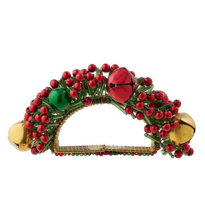 Beaded Napkin Ring Bells & Berries Home on Darley Mona Vale