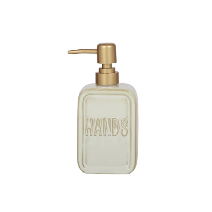 Hands  Ceramic Soap Dispenser Ivory Home on Darley Mona Vale 