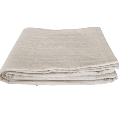 Daphne Stonewashed Cotton Reversible Quilted Bed Cover 230x200cm