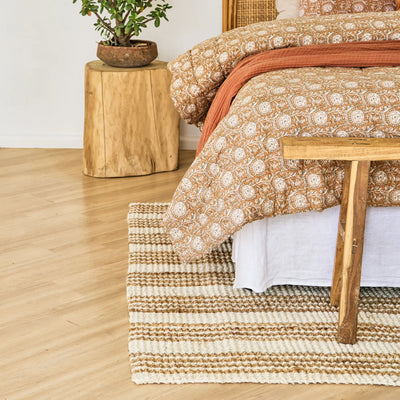 Flintoft Stripe Jute Rugs-PRE ORDER Home on Darley Mona Vale