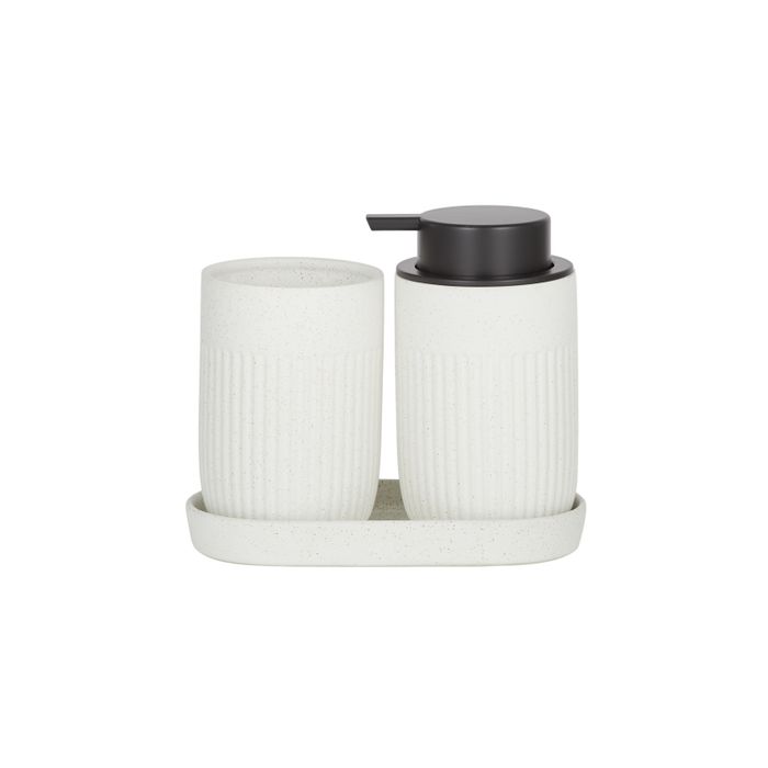 Jones Ceramic Bathroom Accessories - Set of 3 Home on Darley mona Vale