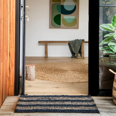 Jones Stripe Jute Rugs-PRE ORDER Home on Darley Mona Vale