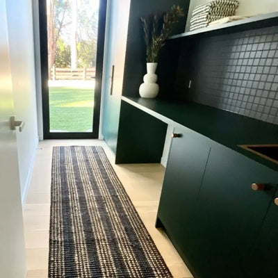 Jones Stripe Jute Rugs-PRE ORDER Home on Darley Mona Vale