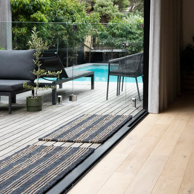 Jones Stripe Jute Rugs-PRE ORDER Home on Darley Mona Vale