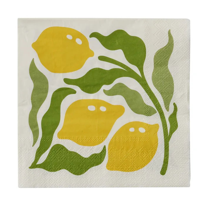 Lemons Napkins-Yellow/Green Home on Darley Mona Vale