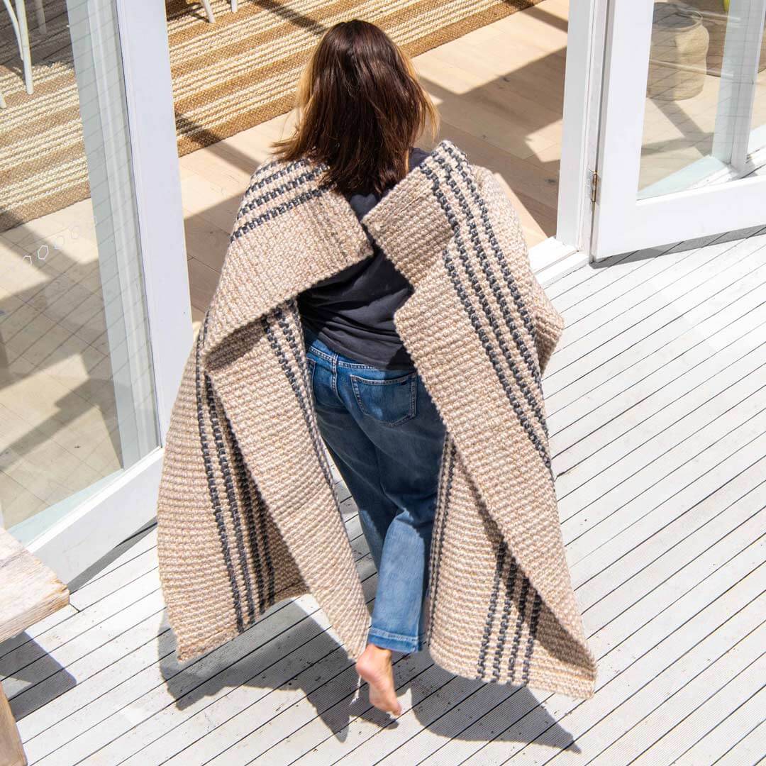 Macintosh Natural/Slate Indoor/Outdoor Rugs-PRE ORDER Home on Darley