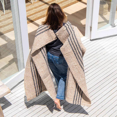 Macintosh Natural/Slate Indoor/Outdoor Rugs-PRE ORDER Home on Darley