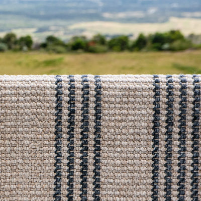 Macintosh Natural/Slate Indoor/Outdoor Rugs-PRE ORDER Home on Darley