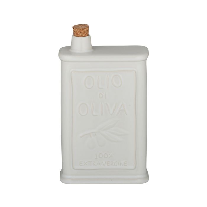 Olio Ceramic Oil Bottle Ivory Home on Darley Mona Vale