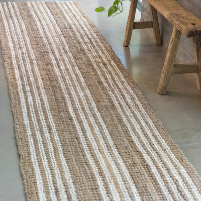Osborne Stripe Jute Rugs-PRE ORDER Home on Darley Mona Vale