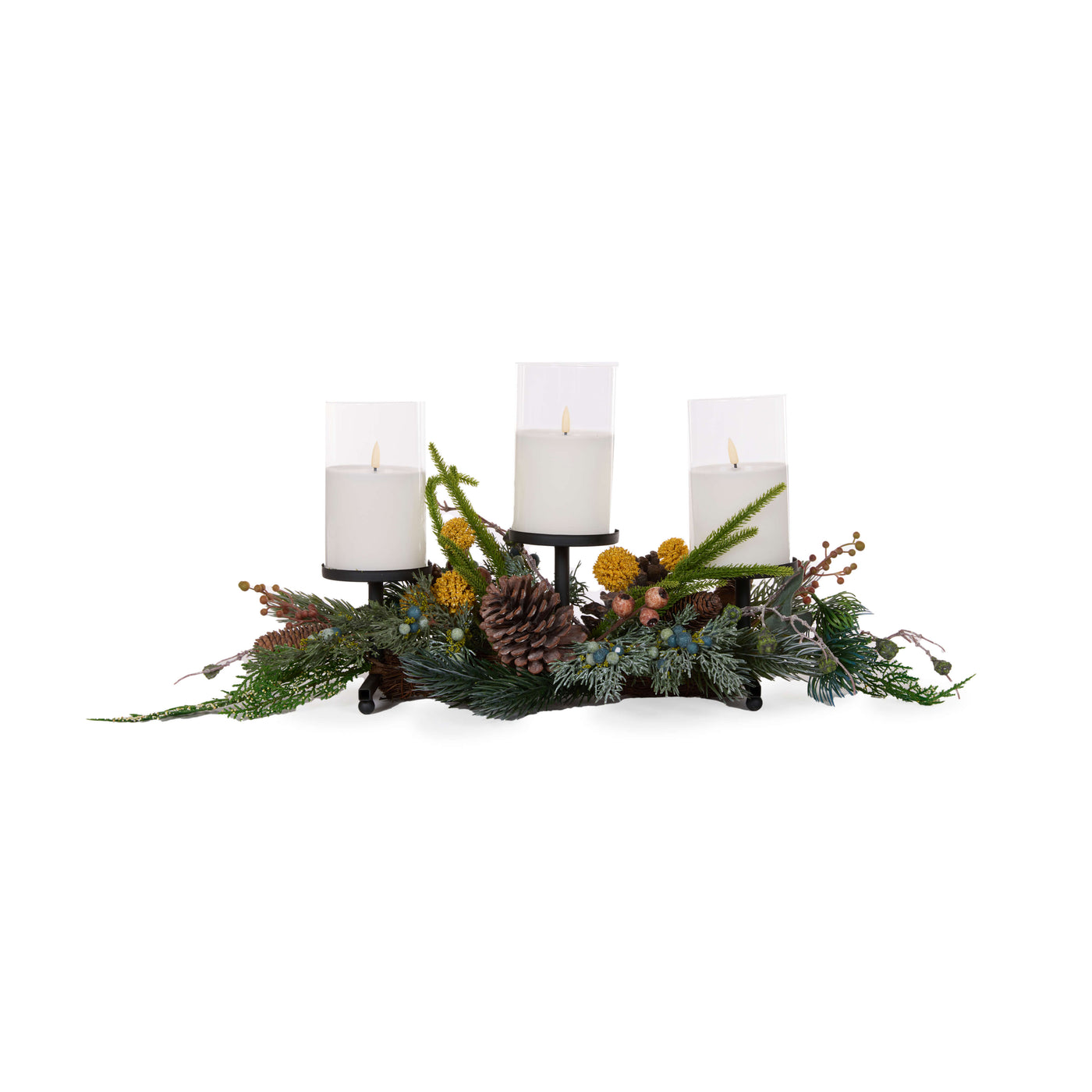 Single Flame LED glass Candle Home on Darley Mona Vale