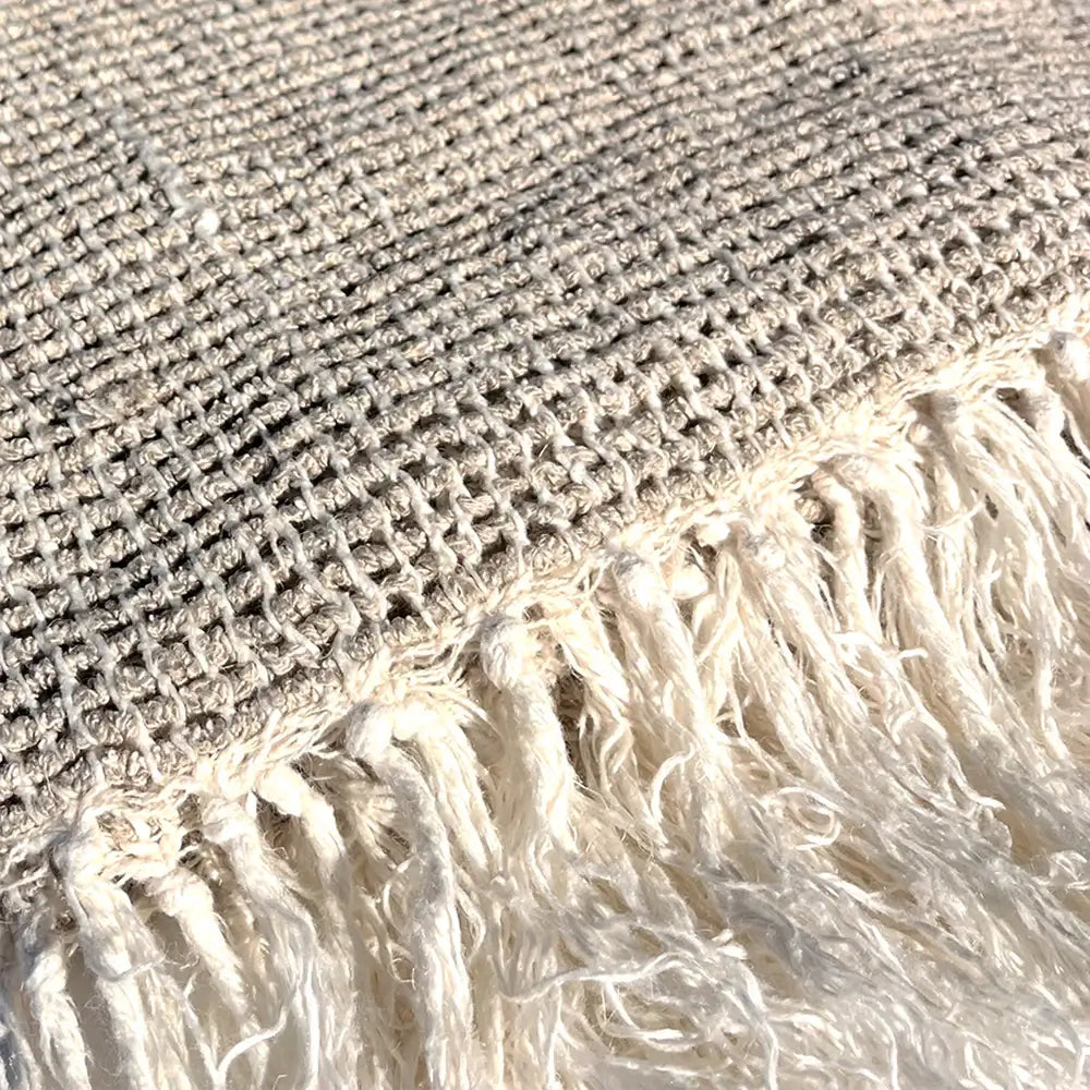Solenne Throw Natural 200x130cm Home on Darley Mona Vale