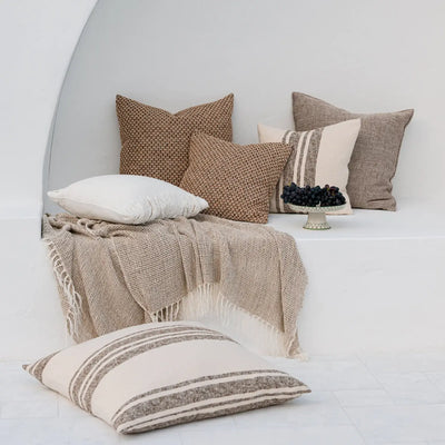 Solenne Throw Natural 200x130cm Home on Darley Mona Vale