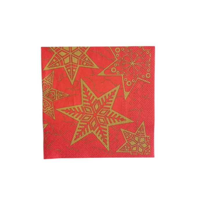 Star Design Xmas Napkins 20 pack 3PLY Home on Darley Mona Vale 