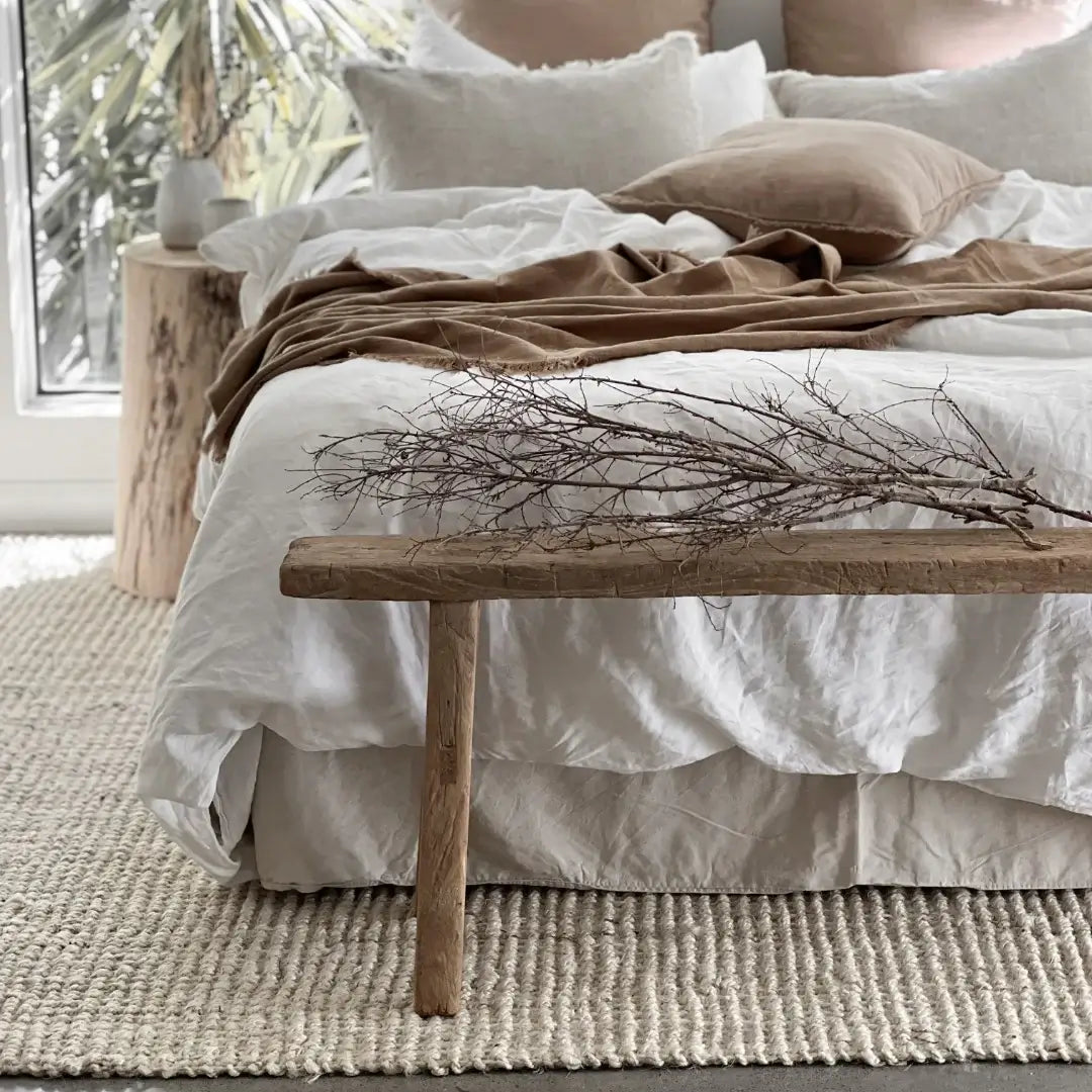 Vincent White Wash Jute Rugs-PRE ORDER Home on Darley Mona Vale