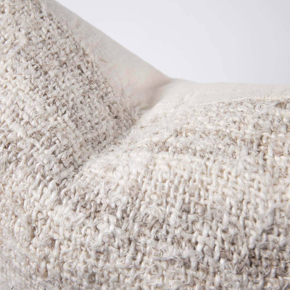 Wabi Cushion-recycled linen Home on Darley Mona Vale