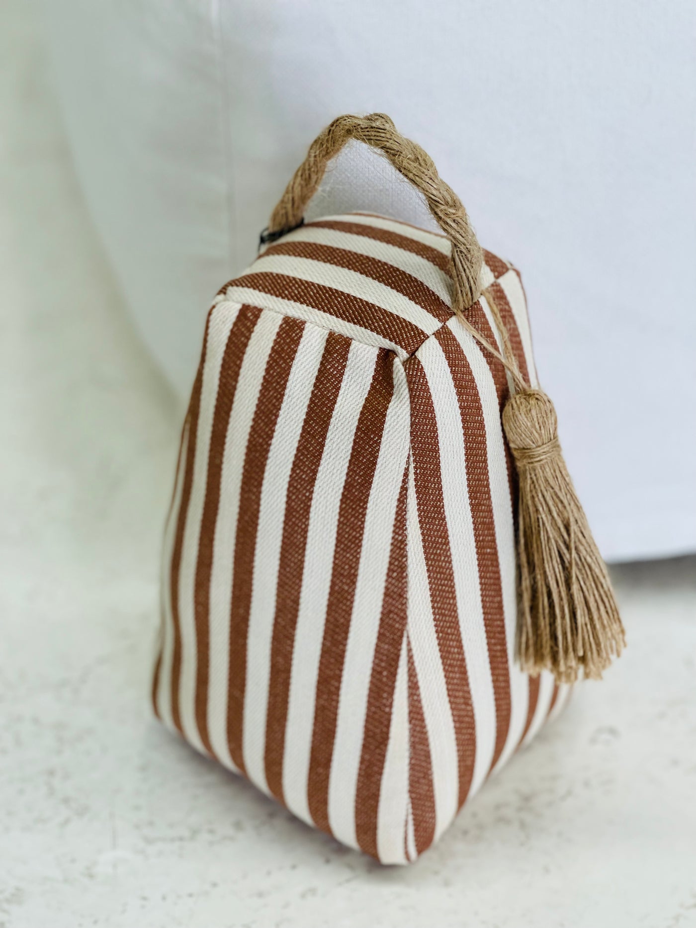 Tanzy Stripe Door Stop Tan/Nat