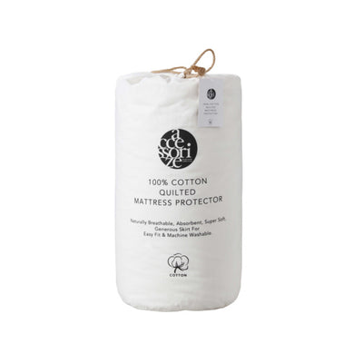 Home On Darley Cotton Quilted Mattress Protector