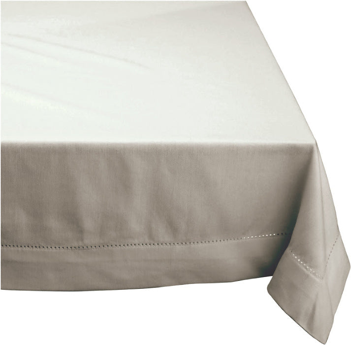 Home On Darley Mona Vale Hemstitch Table Cloth Oatmeal