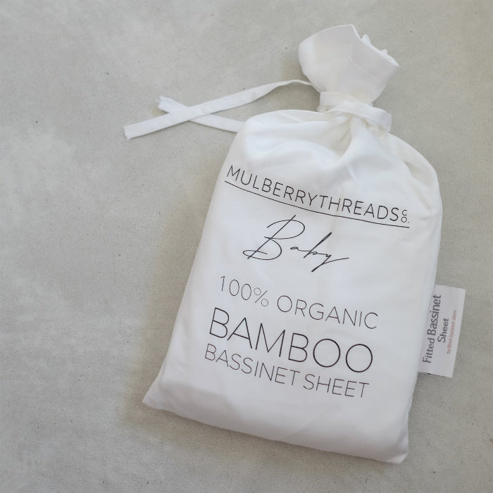 Organic Bamboo Bassinet Fitted Sheet
