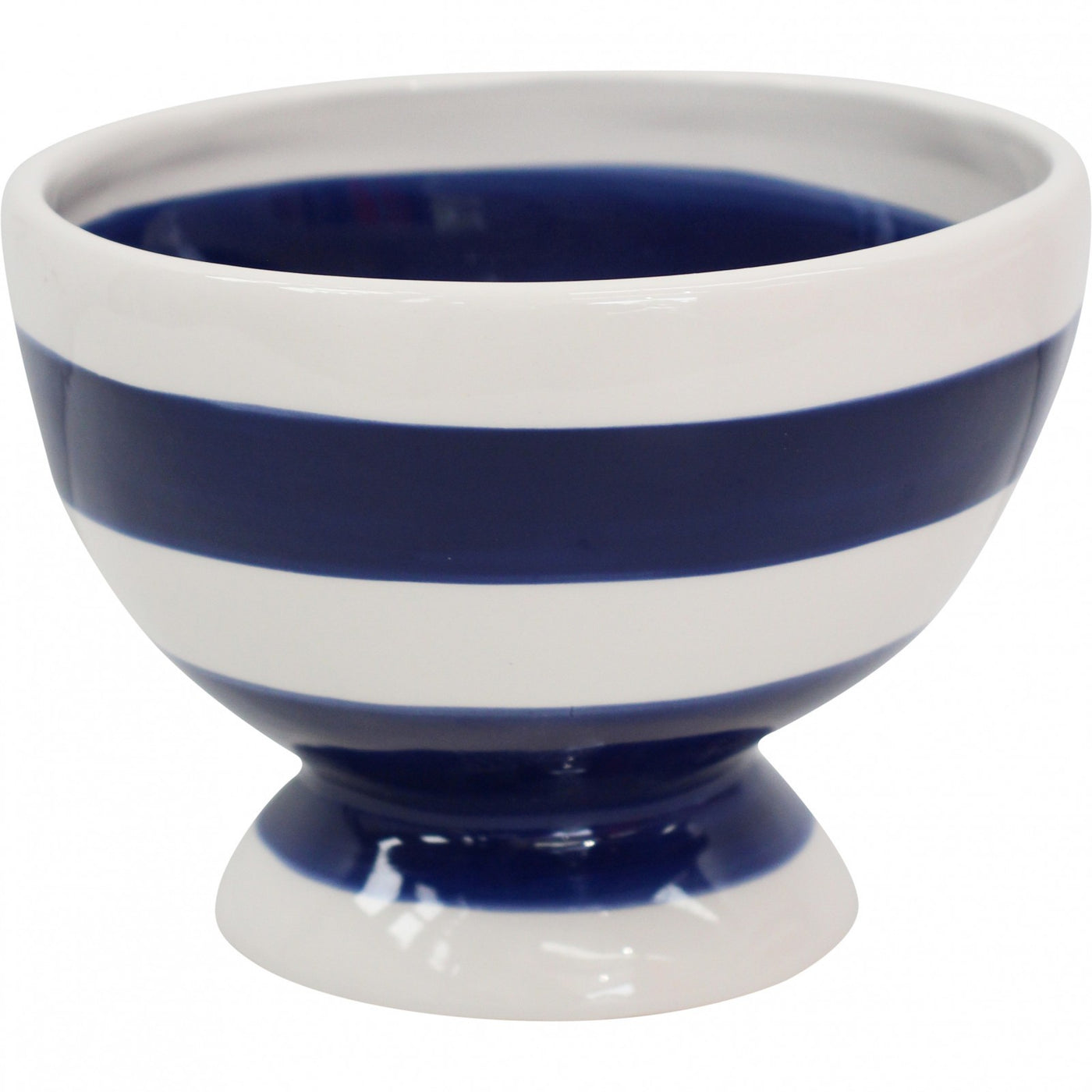 Organic Ceramic Bowl Prussian