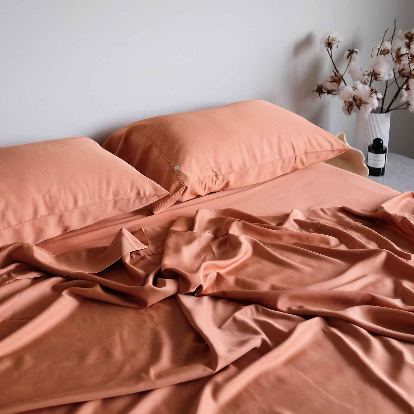 Rust Organic Bamboo Sheet set