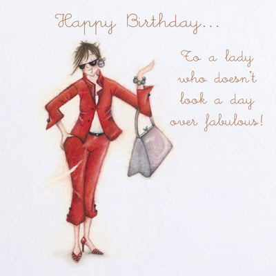 Day Over Fabulous Greeting Card