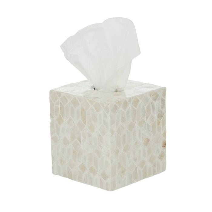 Belle Ivory Inlay Tissue Box Cover
