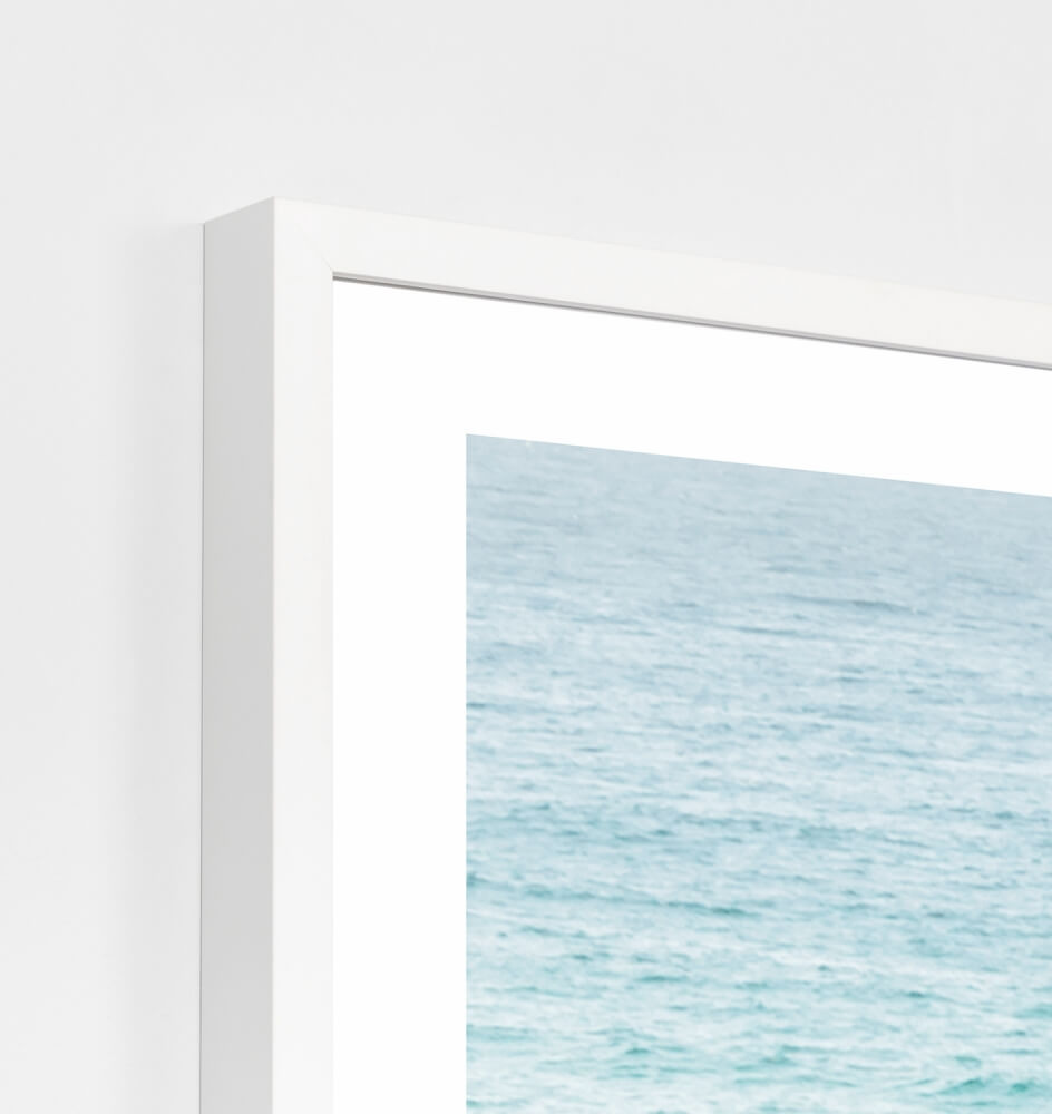 Blue Water Swell Framed Print (Portrait or Landscape)