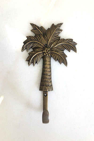 home on darley brass coconut tree hook