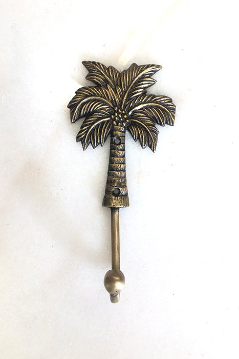 home on darley brass coconut tree hook