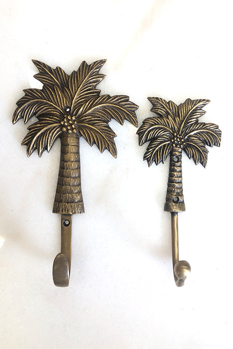 home on darley brass coconut tree hook