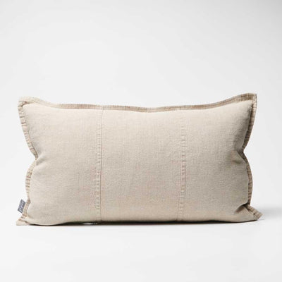 Eadie Luca Linen Cushion Natural - Home On Darley Mona Vale