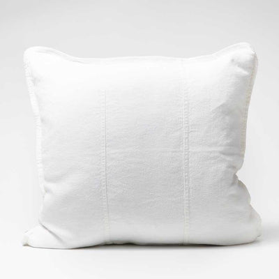 Home On Darley Luca White Linen Cushion 50x50