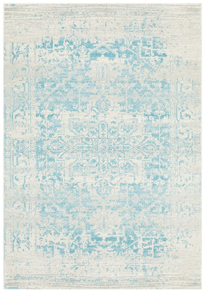 Evoke White/Blue Rug - Pre Order