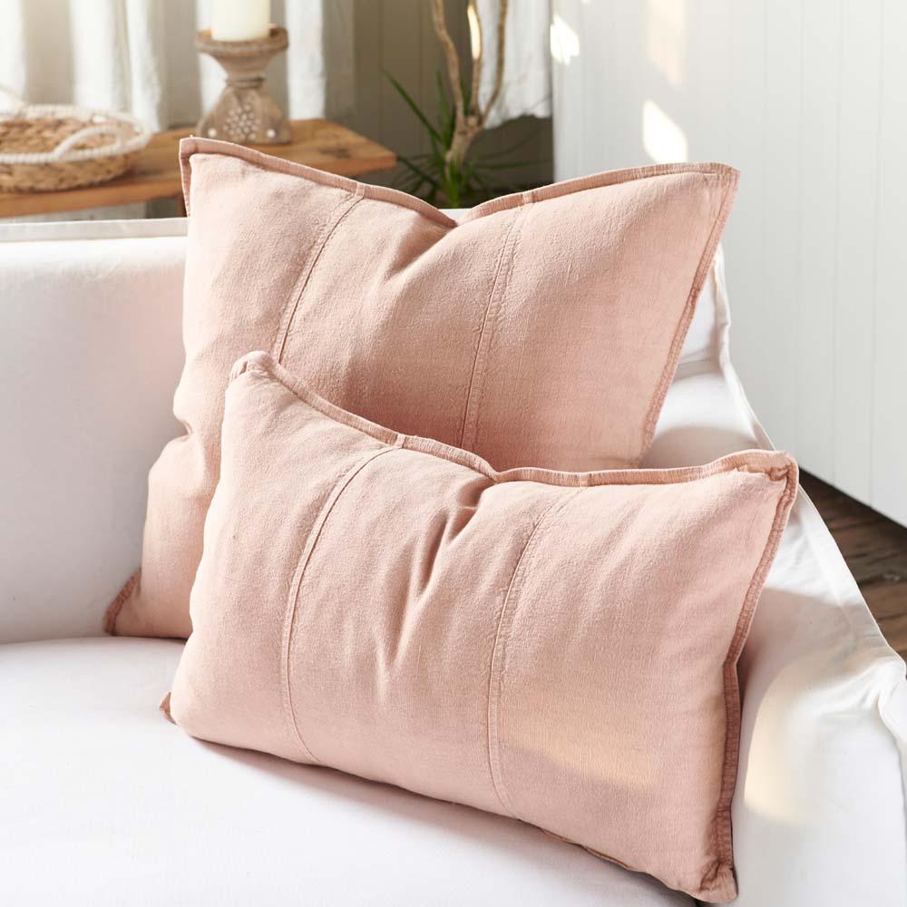  Home On Darley Luca Rose Dust Linen Cushion