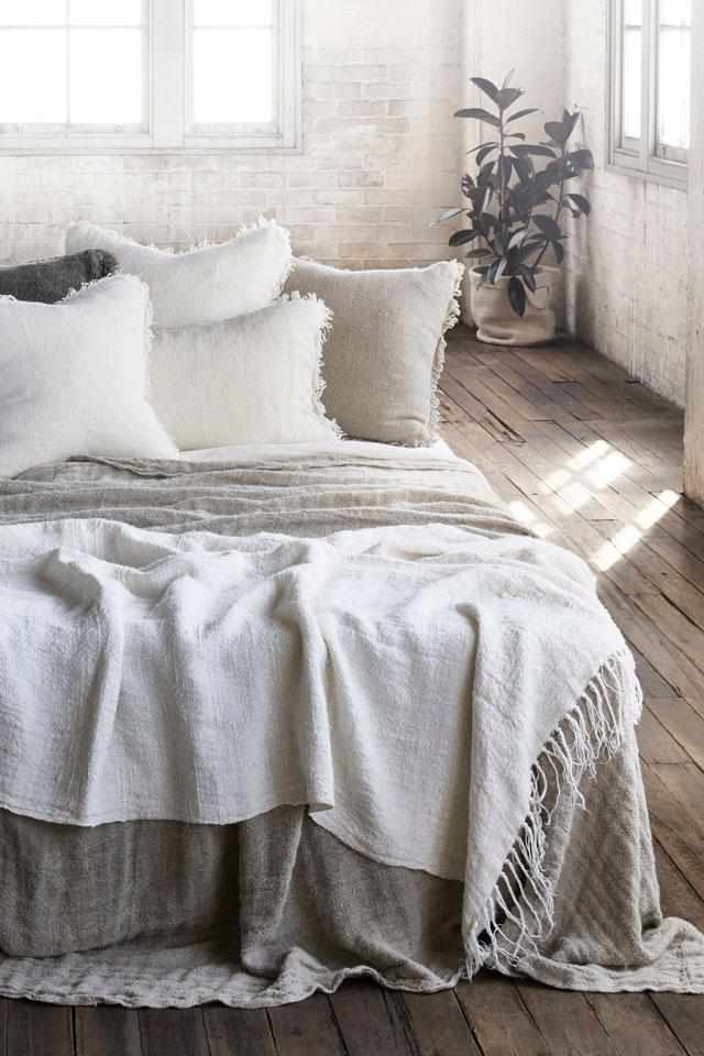 Bedouin oversized throw 200 x 140 Ivory Home On Darley Mona Vale