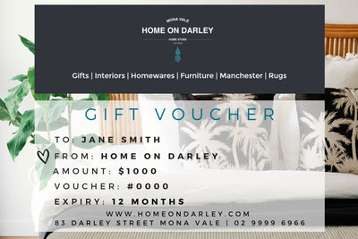 E-Gift Card - To Be Redeemed Online Only Home On Darley Mona Vale