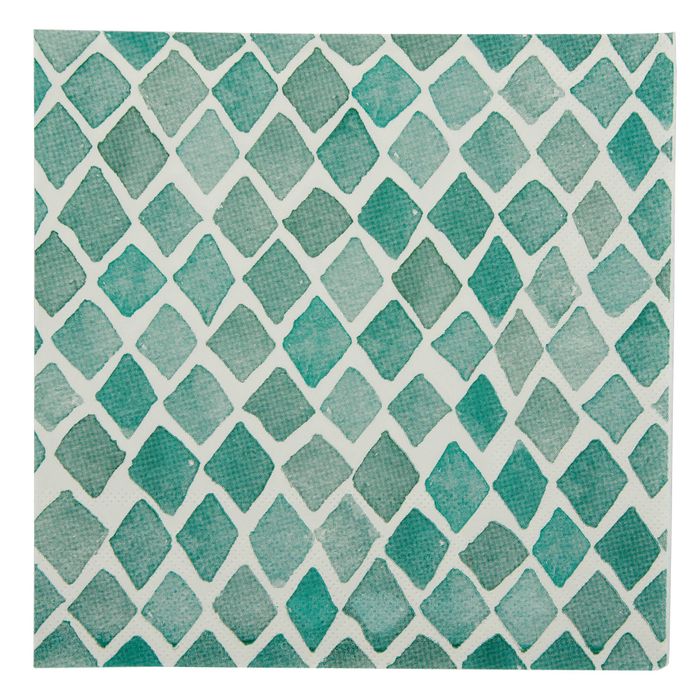 Green Diamonds Napkins 20 pack 3PLY