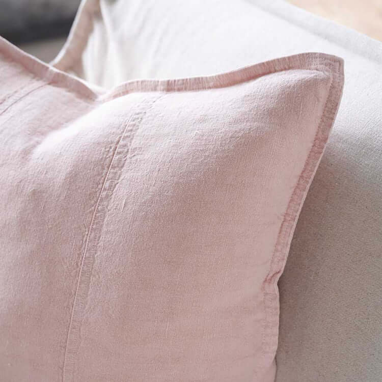 Home On Darley Mona Vale Eadie Luca Linen Cushion Musk