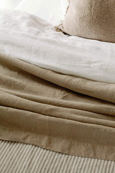 Heavy Weight Irish Linen Blanket Home On Darley Mona Vale