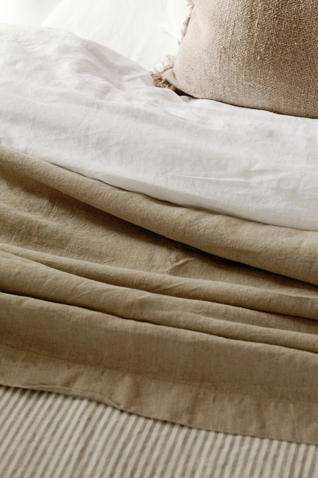 Heavy Irish Linen Blanket 150cm x 260cm Home On Darley Mona Vale